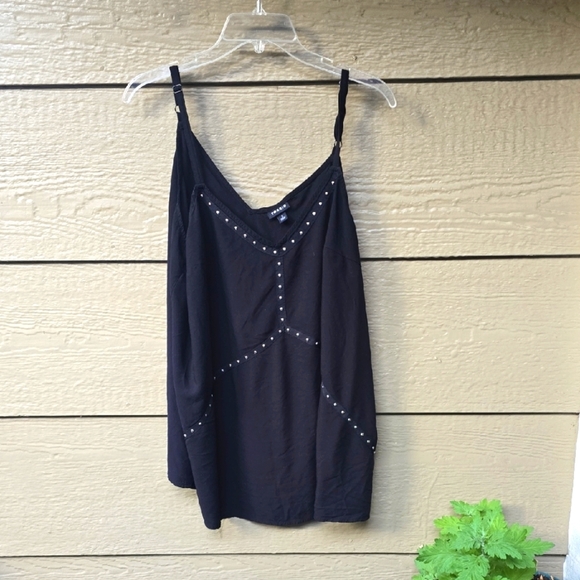 Torrid Challis Studded Swing Cami 3x black - Picture 7 of 15